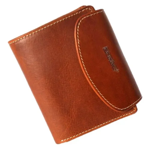 Bartex skórzany portfel damski 009D z ochroną RFID – przód Bartex women’s leather wallet 009D with RFID protection – fro