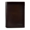 portfel skórzany BARTEX 1019M-ID brązowy tył / BARTEX 1019M-ID brown leather wallet back view