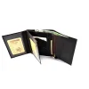 portfel skórzany BARTEX 1019M-ID brązowy przegrody na karty / BARTEX 1019M-ID brown leather wallet card slots