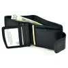 portfel skórzany BARTEX 1005 czarny z dokumentami / BARTEX 1005 black leather wallet with documents
