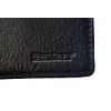 Tył portfela męskiego Bartex 1007M granatowy slim | Back view of Bartex 1007M navy leather slim men’s wallet