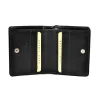 Portfel BARTEX 10098D czarny – wnętrze z kieszenią na monety / BARTEX 10098D black wallet – interior with coin pocket