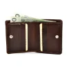 Portfel skórzany BARTEX 10098D brązowy – miejsca na karty i banknoty / BARTEX 10098D brown leather wallet – card and banknote sections