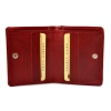 BARTEX 10098D skórzany portfel  RFID * czerwony