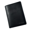 portfel skórzany BARTEX 1012M-ID czarny przód / BARTEX 1012M-ID black leather wallet front view