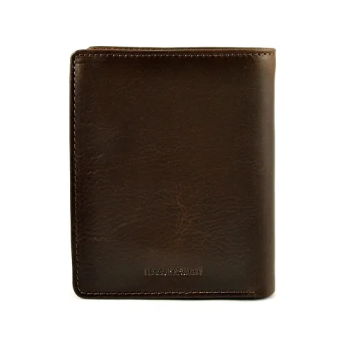 Tył portfela – gładka skóra naturalna / Back of the wallet – smooth genuine leather