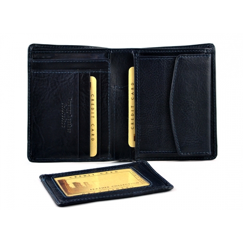 BARTEX 10134M skórzany portfel męski z dodatkowym etui