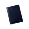 portfel skórzany BARTEX 1019M-ID granatowy przód / BARTEX 1019M-ID navy leather wallet front view