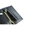 portfel skórzany BARTEX 1019M-ID granatowy sekcje na karty / BARTEX 1019M-ID navy leather wallet card slots