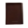 Skórzany portfel BARTEX 10201M brązowy – widok z tyłu / BARTEX 10201M brown leather wallet – back view
