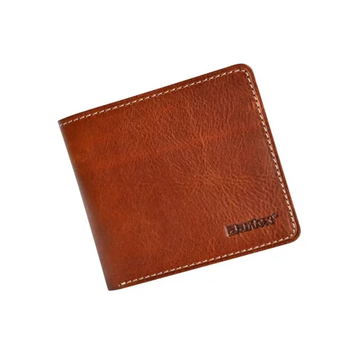 Portfel skórzany BARTEX 331 w kolorze cognac – widok z przodu / BARTEX 331 leather wallet in cognac color – front view