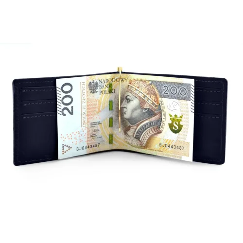 Portfel BARTEX 472M – kieszeń na bilon i klip na banknoty / BARTEX 472M wallet – coin pocket and money clip