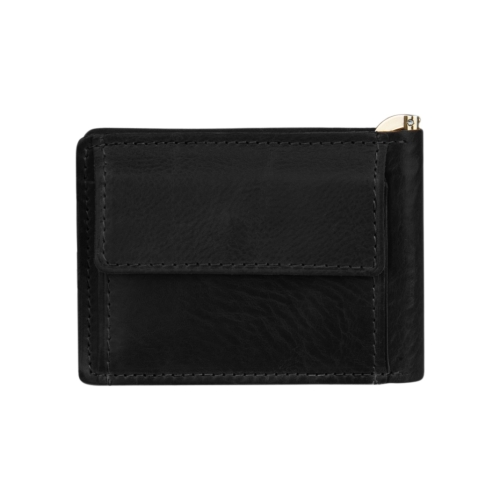 BARTEX 472-M skórzany portfel męski z klipem Slim * banknotówka RFID