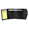 Portfel BARTEX 10020D czarny – przegrody na banknoty i dokumenty / BARTEX 10020D black wallet – bill and document compartments