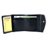 Wnętrze portfela BARTEX 10020D – kieszeń na bilon i przegródki na dokumenty / Inside view – coin pocket and document slots of BARTEX 10020D wallet