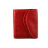 BARTEX 10020D skórzany portfel * czerwony RFID
