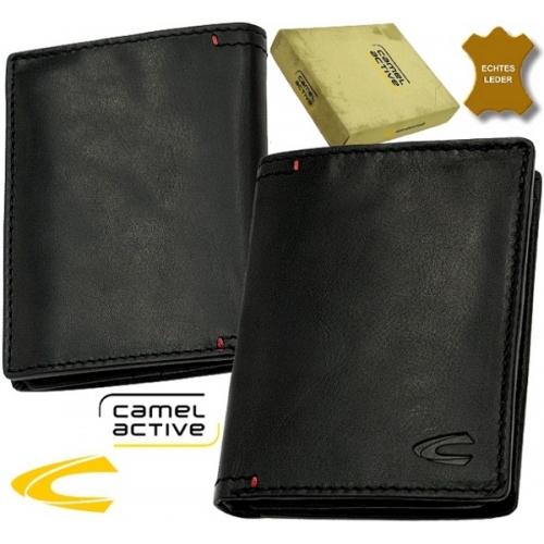 CAMEL ACTIVE 181 704 60  skórzany portfel męski czarny