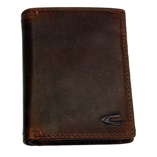 Camel Active 181-704-29 – skórzany portfel męski vintage brązowy ze skóry naturalnej