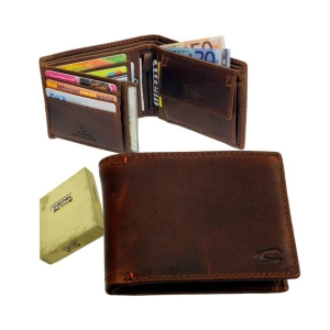 CAMEL ACTIVE 181 703 29 skórzany portfel męski brązowy  klasyczny