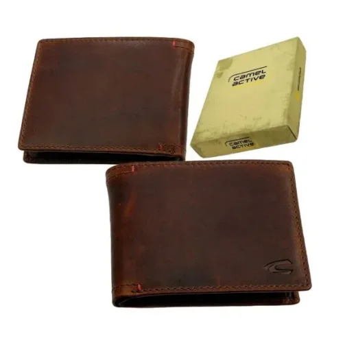 CAMEL ACTIVE 181 703 29 skórzany portfel męski brązowy klasyczny