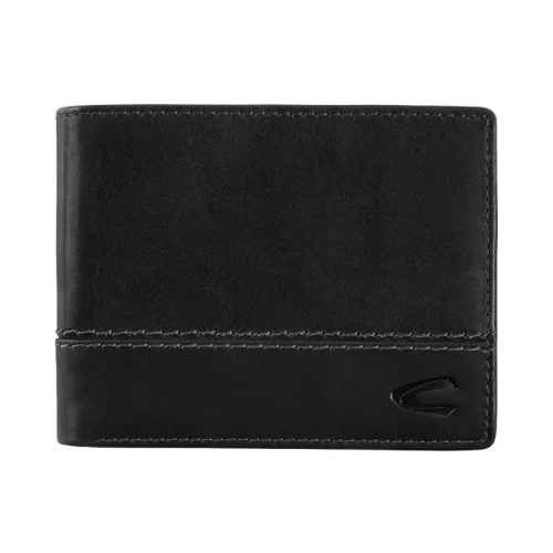 Skórzany portfel męski Camel Active 246/703/24 czarny – widok z przodu Camel Active 246/703/24 black men’s leather walle