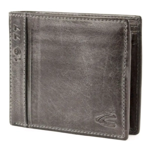 Skórzany portfel Camel Active w kolorze grafitowym – elegancki i klasyczny. Camel Active leather wallet in graphite colo