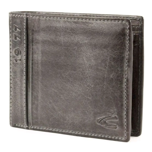 Skórzany portfel Camel Active w kolorze grafitowym – elegancki i klasyczny. Camel Active leather wallet in graphite colo