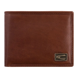camel active skórzany portfel męski 276-701-22 brązowy front / camel active leather men's wallet 276-701-22 brown front