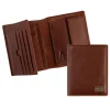 Camel Active 276-703-22 brązowy portfel męski z kieszenią na bilon leather wallet coin pocket