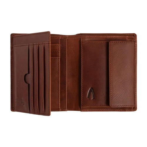 Camel Active 276-703-22 portfel męski skórzany wnętrze na karty men's leather wallet interior