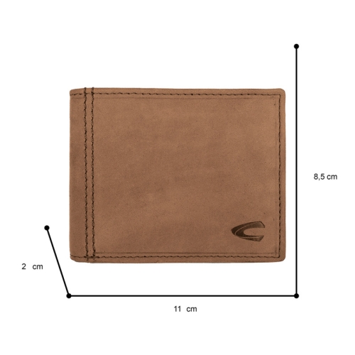 Camel Active VIETNAM 277-702-29 – skórzany portfel męski z wymiarami