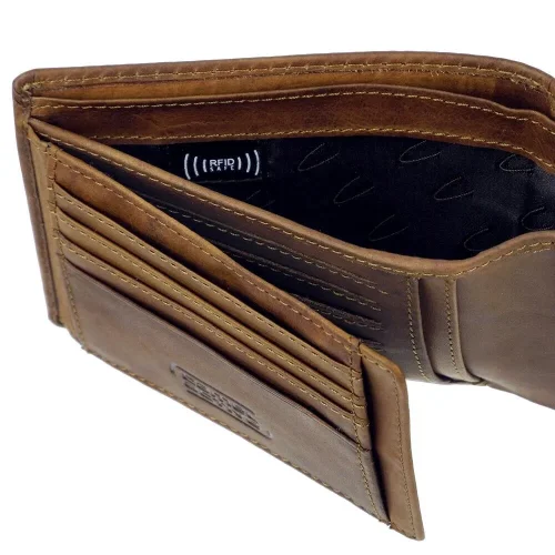 Camel Active Nepal – portfel zamknięty, klasyczny brązowy kolor Camel Active Nepal men’s wallet – closed, classic brown color