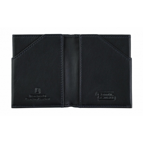 Small Slim CAMEL ACTIVE skórzany portfel, etui granatowy 286-702 55 RFID