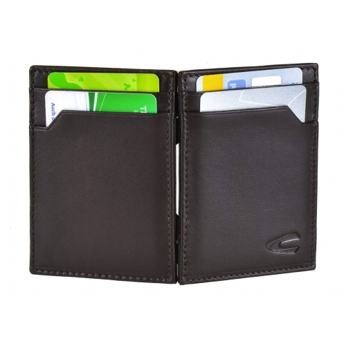 CAMEL ACTIVE Small Slim  skórzany portfel, etui brąz 286-705 29 RFID