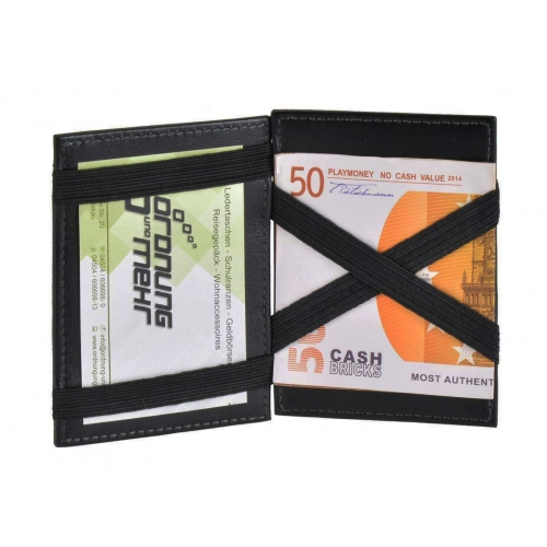 CAMEL ACTIVE Small Slim skórzany portfel, etui czarny 286-705 60 RFID