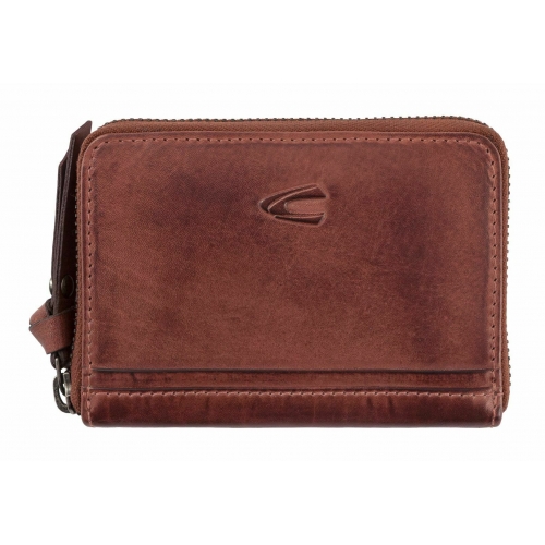 CAMEL ACTIVE skórzany portfel damski na suwak 297-702 RFID miedziany
