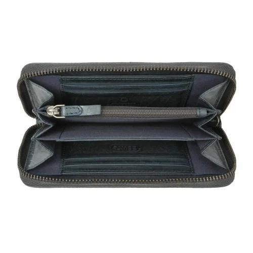 CAMEL ACTIVE skórzany portfel damski 297-704 RFID * popielaty