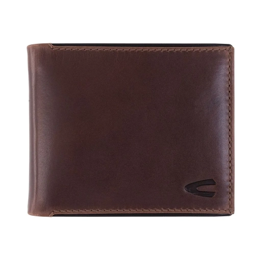 Camel Active 365-702-29 brązowy portfel męski skórzany RFID z naturalnej skóry – widok z przodu