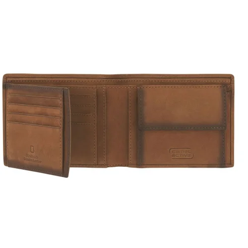 Camel Active Dallas 366-702-22 – Jasnobrązowy Portfel Męski