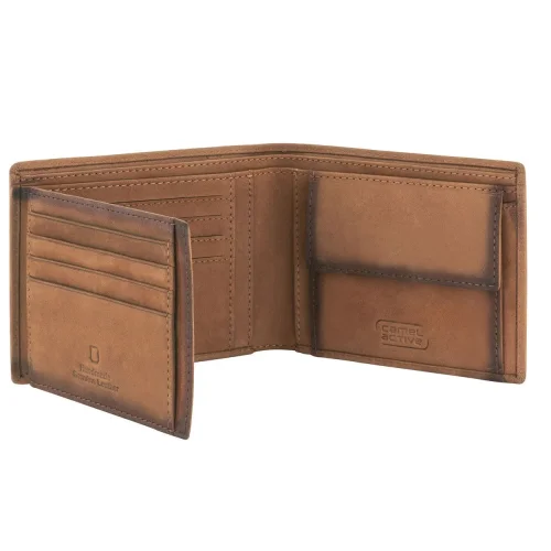 Camel Active Dallas 366-702-22 – Jasnobrązowy Portfel Męski