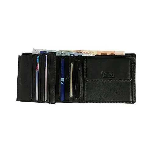 Portfel Camel Active B34-706 otwarty – przegrody na karty i banknoty / Camel Active B34-706 wallet open – card slots and banknote compartments.