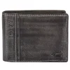 Camel Active Melbourne 247-702-60 – skórzany portfel męski czarny/szary