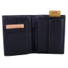 Portfel Camel Active B34-707-60 czarny – widok z przodu z logo / Camel Active B34-707-60 black wallet – front view with logo