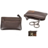 Camel Active 128-701-20 – brązowe skórzane etui na klucze z łańcuszkiem