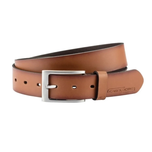 Skórzany pasek męski Camel Active 355 115 22 cognac – klasyczny pasek do spodni