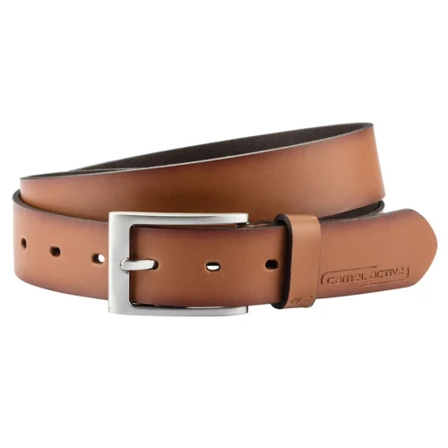 Pasek skórzany Camel Active 355 115 22 w kolorze cognac – detal klamry