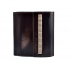 SV 010 skórzany portfel z kamieniami swarovskiego ciemny brąz