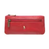 Etui Puccini MU309 czerwone – wnętrze i skórzany pasek z kółkami / Puccini MU309 red interior – leather strap with metal rings