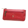 Skórzane etui Puccini MU309 czerwone – widok z przodu / Puccini MU309 red leather key case – front view