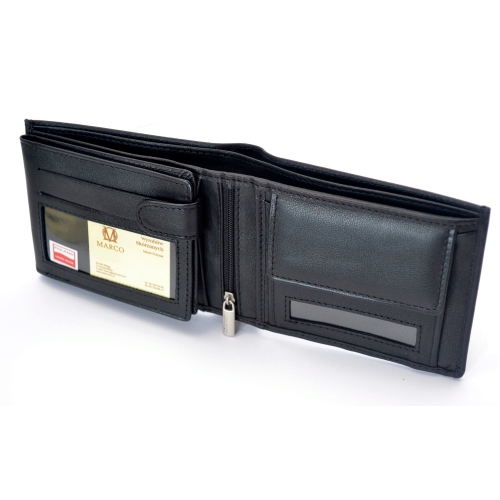 MARCO portfel skórzany PM-232 Skóra Prada